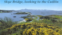 Syke Bridge, looking to the Cuillin
